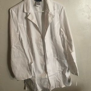 Cherokee White Lab Coat Small NWT